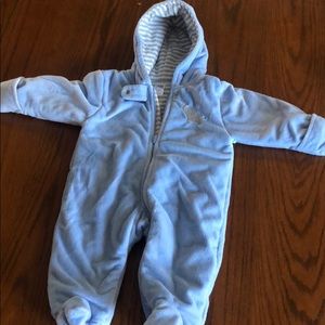 Blue Baby bunting or snowsuit